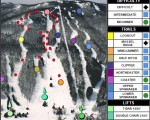2003-04 Camden Snow Bowl Trail Map