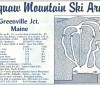 1964-65 Squaw Mountain Ski Area Trail Map