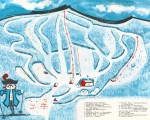1963-64 Thunder Mountain Trail Map