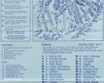 1982-83 Ski Blandford Trail Map