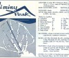 1964-65 Jiminy Peak Trail Map