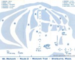 1962-63 Mt. Mohawk Trail Map