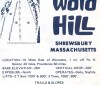 1969-70 Ward Hill trail map