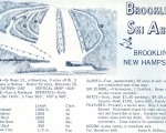 1964-65 Brookline Ski Area Trail Map