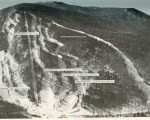 1963-64 Dartmouth Skiway Trail Map