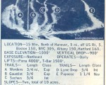 1964-65 Dartmouth Skiway Trail Map