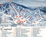 1964-65 Gunstock Trail Map