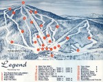 1967-68 Gunstock Trail Map