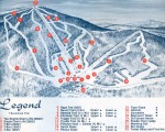 1969-70 Gunstock trail map