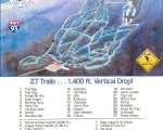 1986-87 Tenney Mountain Trail Map