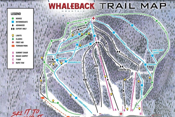 2023-24 Whaleback Trail Map