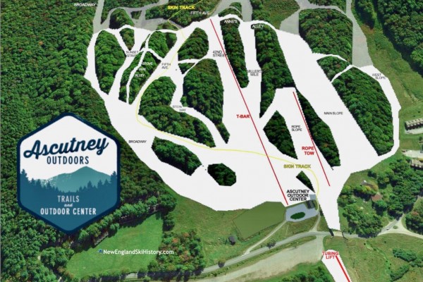 2021-22 Ascutney Trail Map