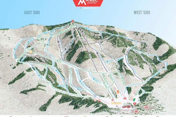 2022-23 Magic Mountain Trail Map