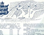 1964-65 Maple Valley Ski Area Trail Map