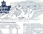 1967-68 Maple Valley Ski Area Trail Map