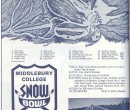 1970-71 Middlebury College Snow Bowl trail map