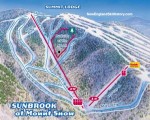 2003-04 Mount Snow Sunbrook trail map