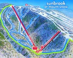 2011-12 Mount Snow Sunbrook trail map