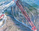2013-14 Mount Snow North Face trail map