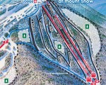 2014-15 Mount Snow North Face trail map