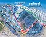 2015-16 Mount Snow Sunbrook Trail Map