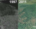 Bald Mountain Aerial Imagery, 1997 vs. 2011