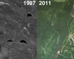 Saddleback Mountain Aerial Imagery, 1997 vs. 2011