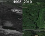 Jericho Hill Aerial Imagery, 1995 vs. 2010