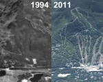 Attitash Aerial Imagery, 1994 vs. 2011