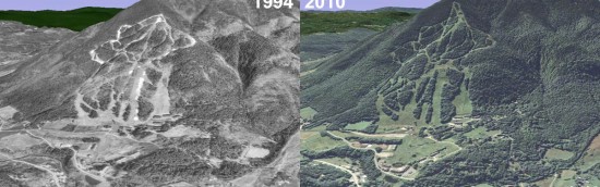 Ascutney Aerial Imagery, 1994 vs. 2010