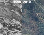 Burke Mountain Aerial Imagery, 1999 vs. 2010