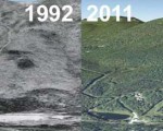 Haystack Aerial Imagery, 1992 vs. 2011