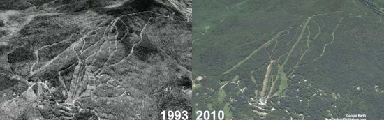 Timber Ridge Aerial Imagery, 1993 vs. 2010