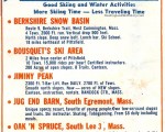 1954-55 Eastern Ski Map