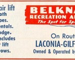 1953-54 Eastern Ski Map