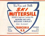 1953-54 Eastern Ski Map
