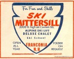 1955-56 Eastern Ski Map