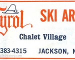 1968 Eastern Ski Map
