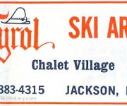 1968 Eastern Ski Map