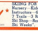 1955-56 Eastern Ski Map