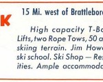 1959-60 Eastern Ski Map