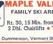 1973-74 Eastern Ski Map