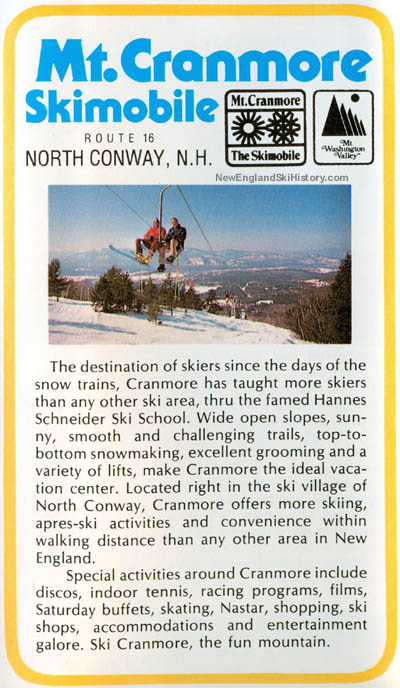 1977-78 Ski The White Mountains Brochure - Vintage Ad ...